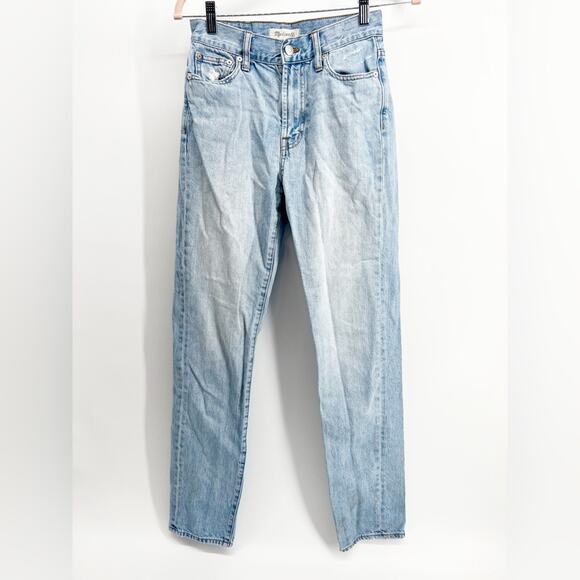 Madewell The Perfect Summer Jean Light Wash Denim Boyfriend Style Jeans Sz 24 - Picture 3 of 11